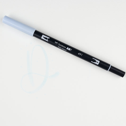 Marker Dual Brush 491 Glacier Blue Tombow