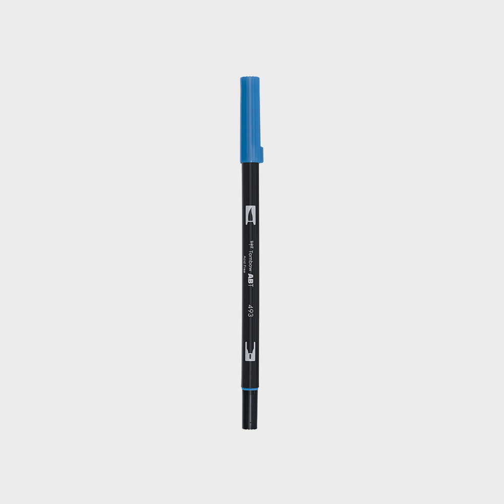 Marker Dual Brush 493 Reflex Blue Tombow (1)