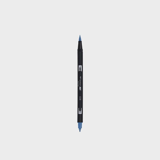 Marker Dual Brush 528 Navy Blue Tombow