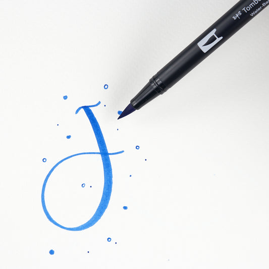 Marker Dual Brush 535 Cobalt Blue Tombow