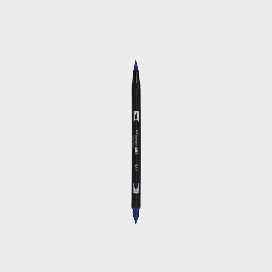 Marker Dual Brush 569 Jet Blue Tombow