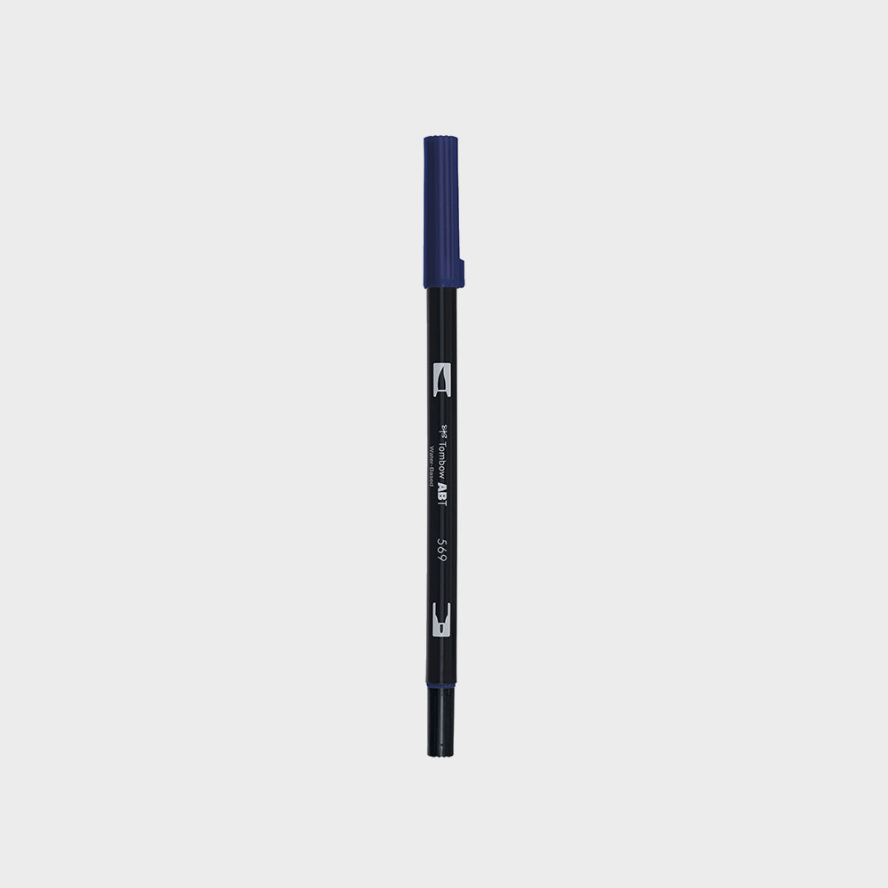 Marker Dual Brush 569 Jet Blue Tombow (1)
