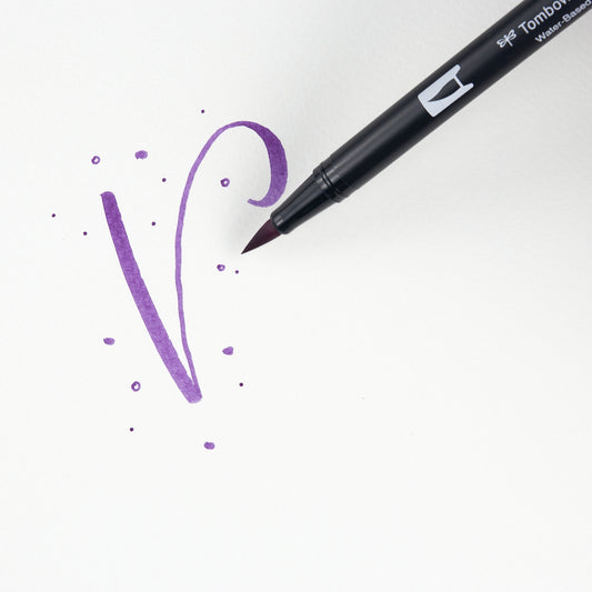 Marker Dual Brush 676 Royal Purple Tombow
