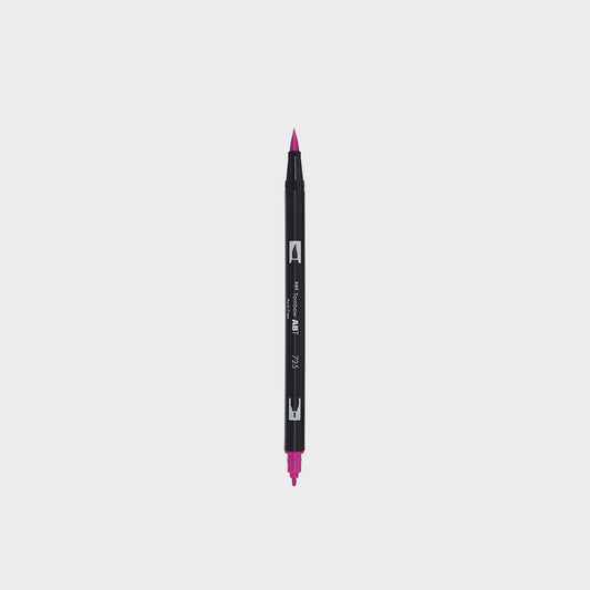 Marker Dual Brush 725 Rhodamine Red Tombow