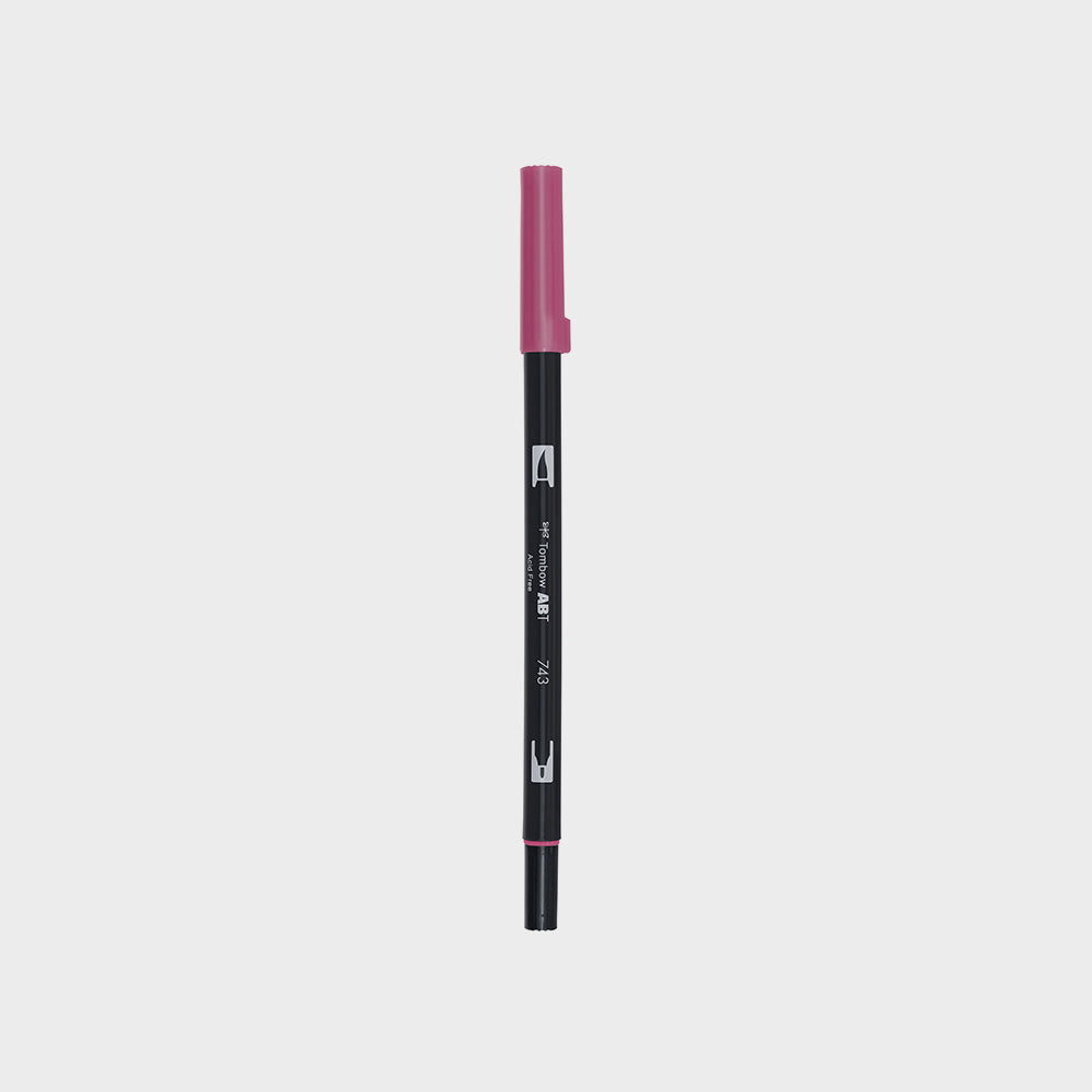 Marker Dual Brush 743 Hot Pink Tombow (1)