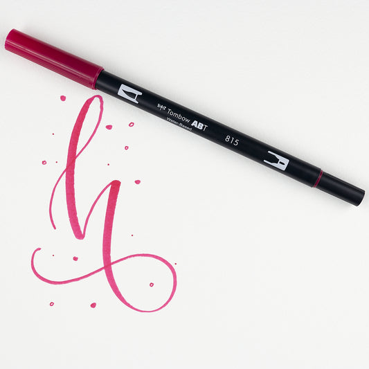 Marker Dual Brush 815 Cherry Tombow