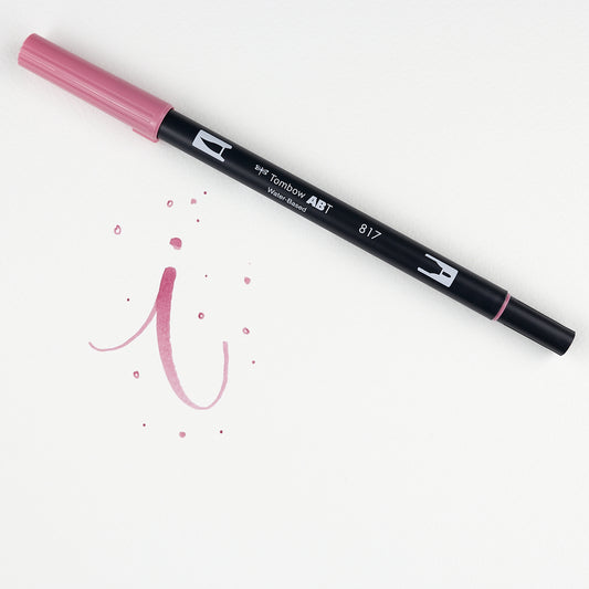 Marker Dual Brush 817 Mauve Tombow