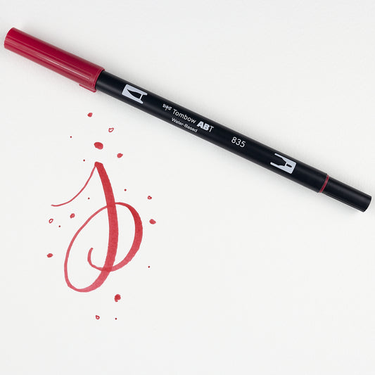 Marker Dual Brush 835 Persimmon Tombow