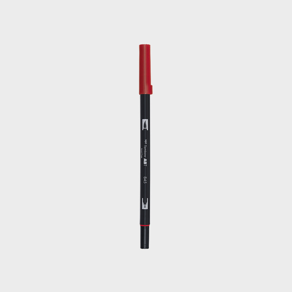 Marker Dual Brush 845 Carmine Tombow (1)