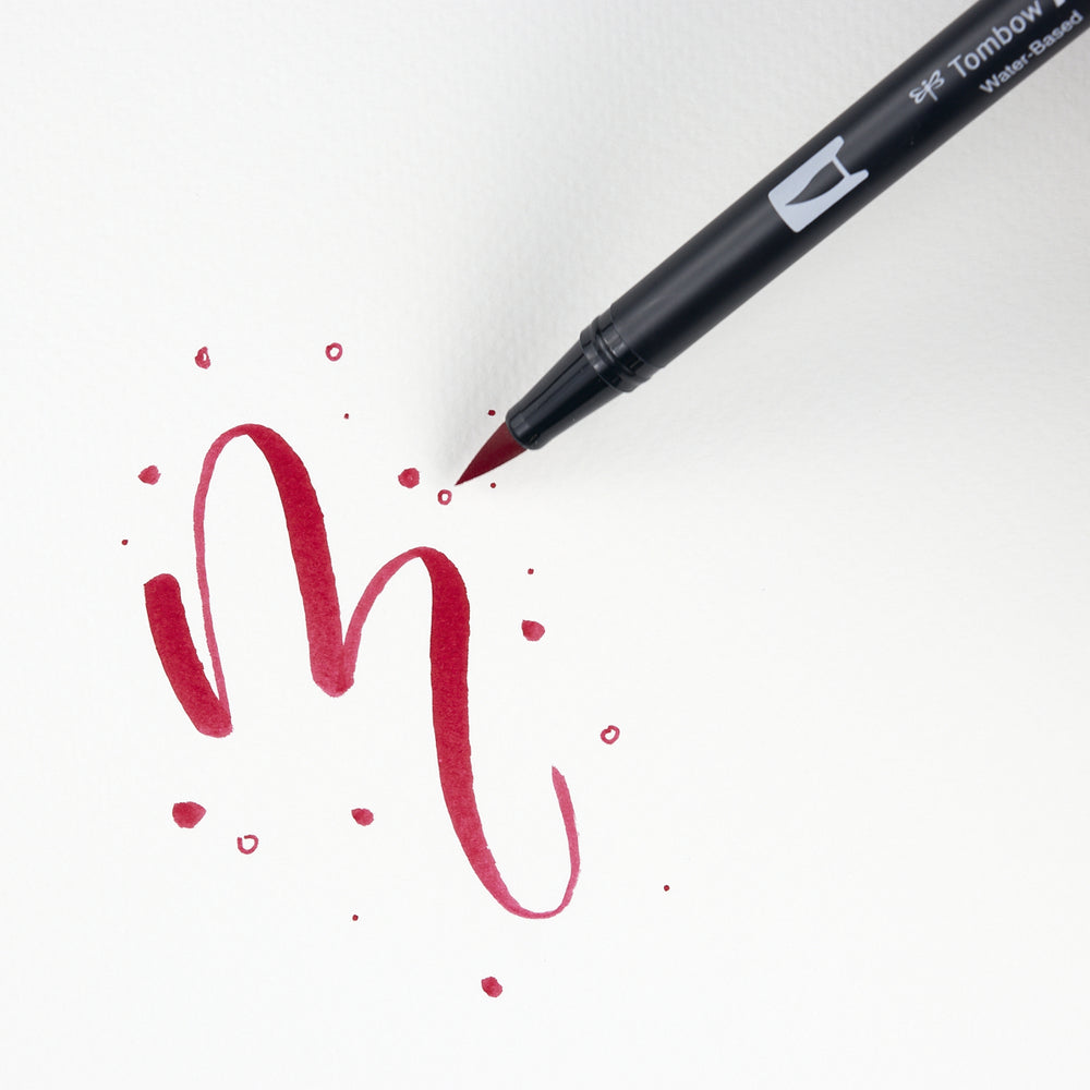 Marker Dual Brush 847 Crimson Tombow