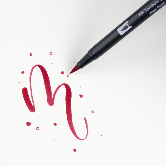 Marker Dual Brush 847 Crimson Tombow