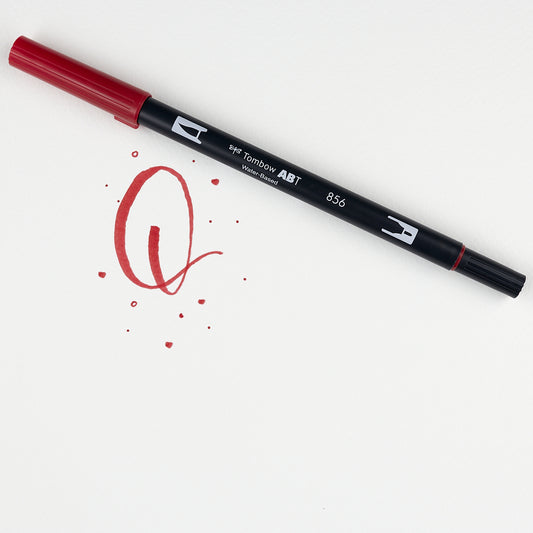 Marker Dual Brush 856 Chinese Red Tombow