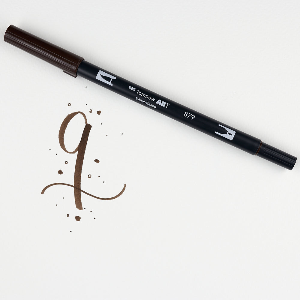 Marker Dual Brush 879 Brown Tombow (1)