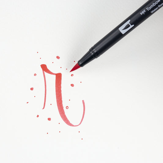 Marker Dual Brush 885 Warm Red Tombow