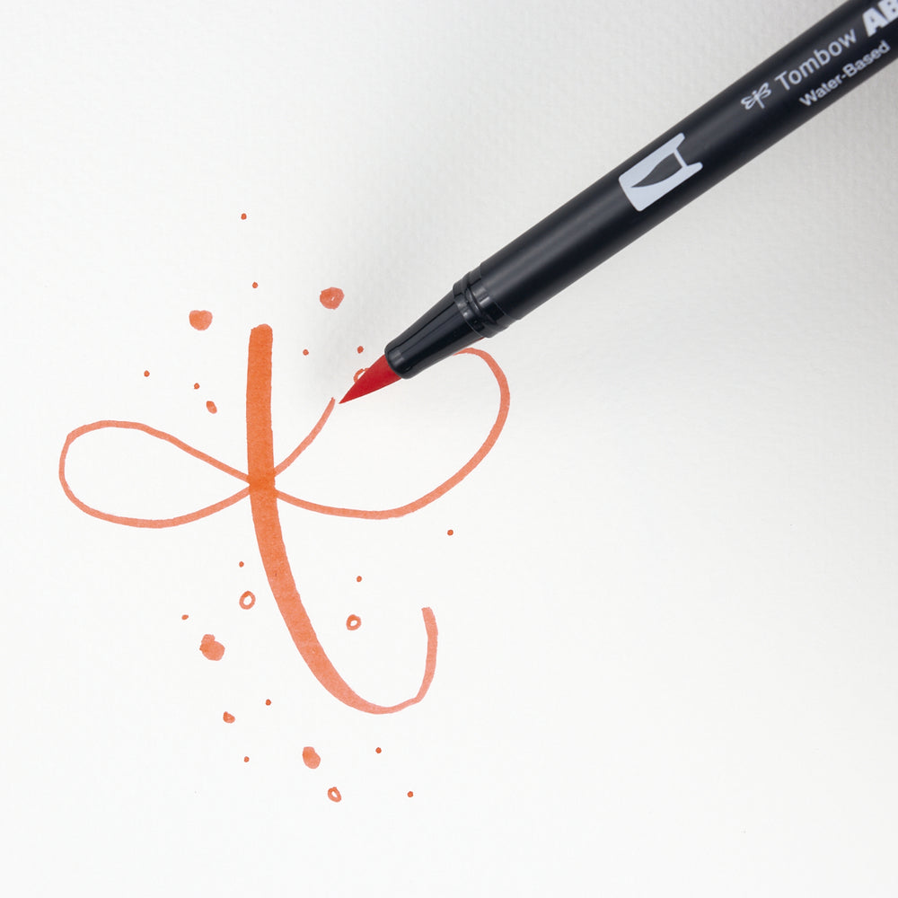 Marker Dual Brush 905 Red Tombow (1)