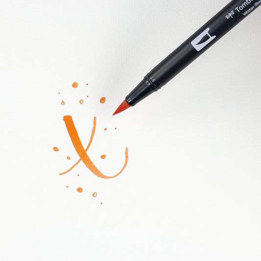 Marker Dual Brush 925 Scarlet Tombow