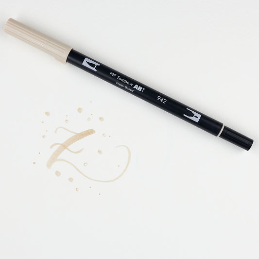 Marker Dual Brush 942 Tan Tombow