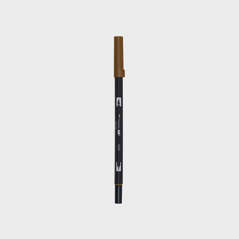 Marker Dual Brush 969 Chocolate Tombow (1)