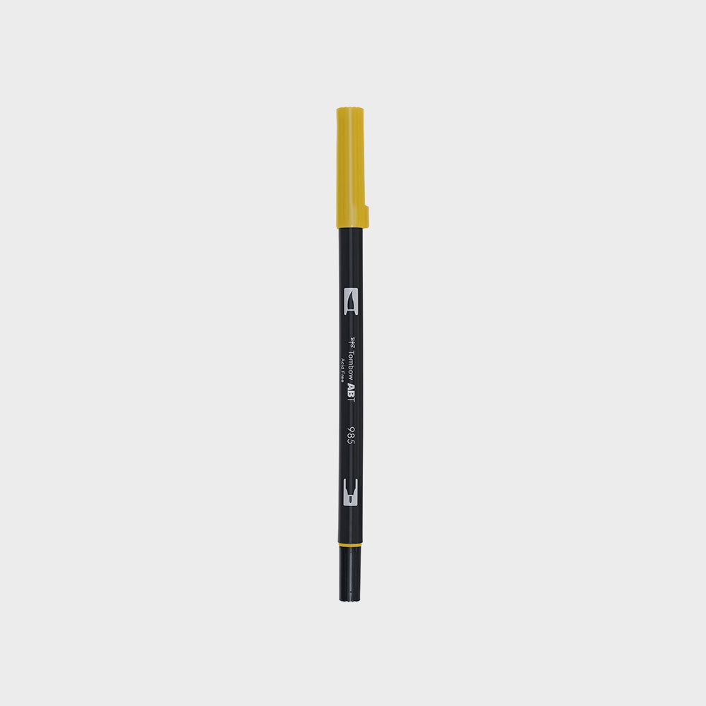 Marker Dual Brush 985 Chrome Yellow Tombow (1)