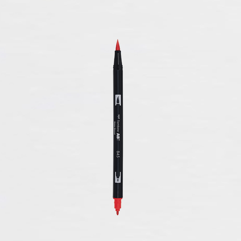 Set mit 6 Lettering-Filzstiften in Grundfarben Tombow