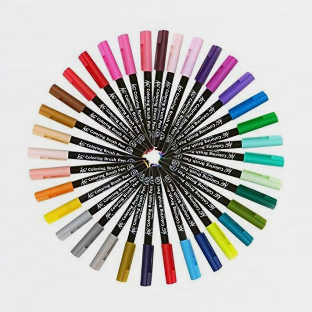 12er-Set Marker Coloring Brush Pen Sakura Koi