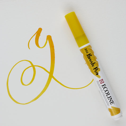 Ecoline Brushpen 202 Dunkelgelb