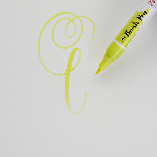 Ecoline Brushpen 205 Zitronengelb
