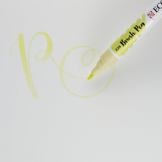 Ecoline Brushpen 226 Pastellgelb