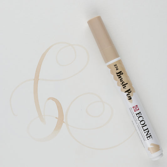 Ecoline Brushpen 374 Beige Hell
