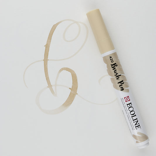 Ecoline Brushpen 420 Pastellbeige