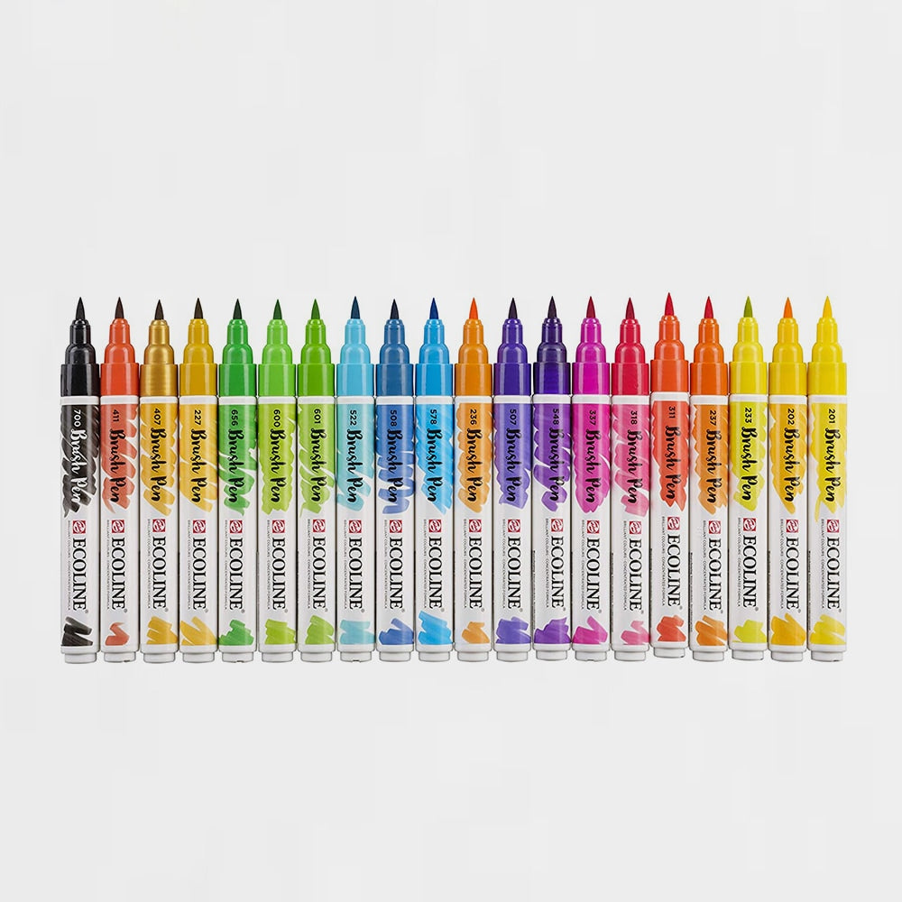 20er-Set Marker Lettering Ecoline