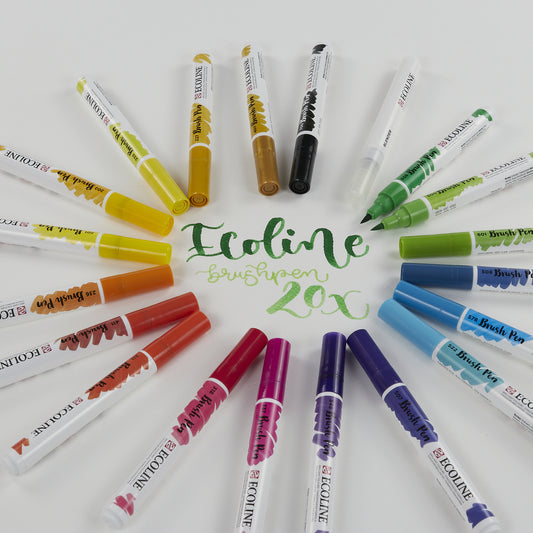 20er-Set Marker Lettering Ecoline