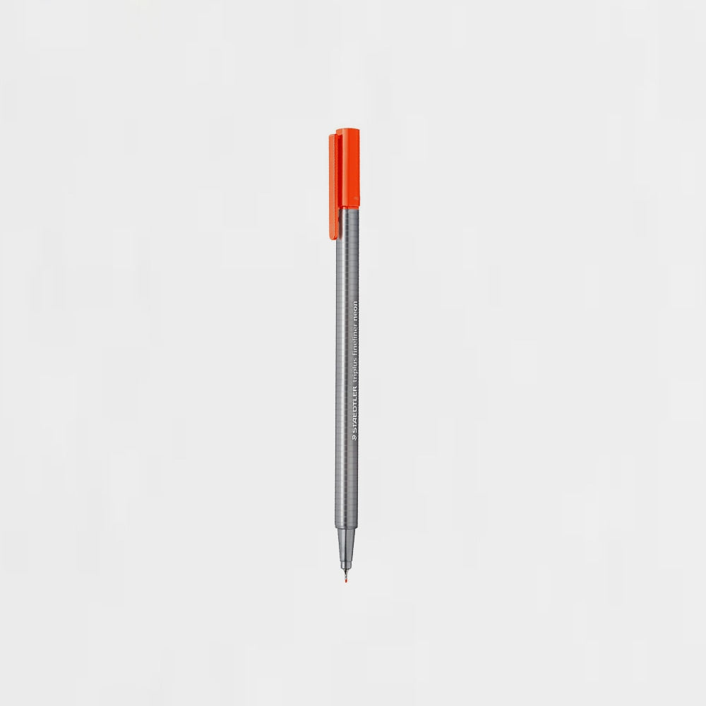 Etui mit 6 Neonfarbenen Filzstiften Triplus Fineliner (1)