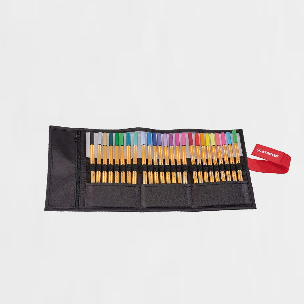 Etui mit 25 Filzstiften mit Feiner Spitze Pen 88 Stabilo