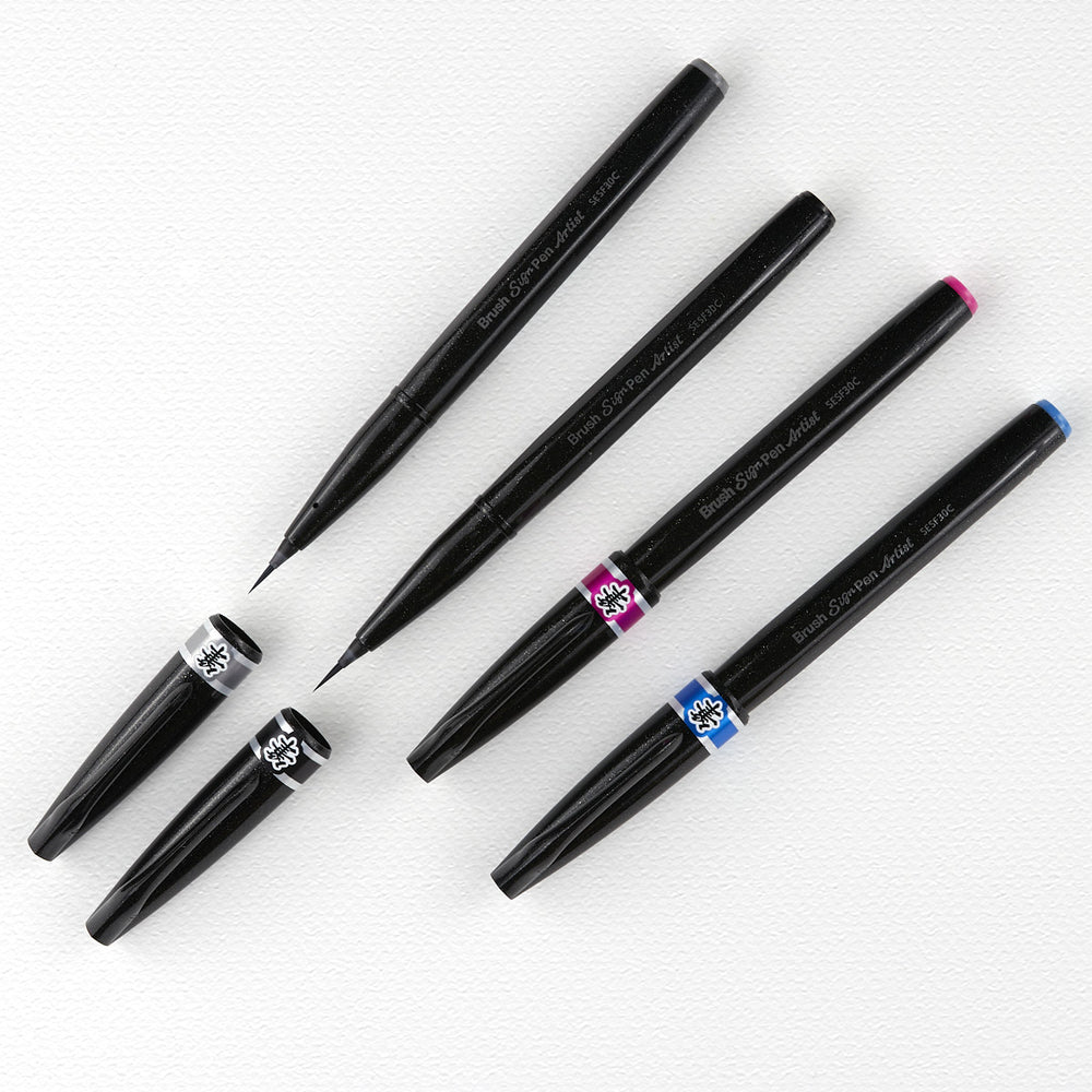 4er-Pack Marker Sign Brush Pen Artist Pentel (1)