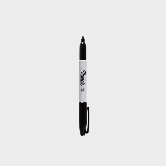 Marker Metallic Permanent Feine Spitze Schwarz Sharpie