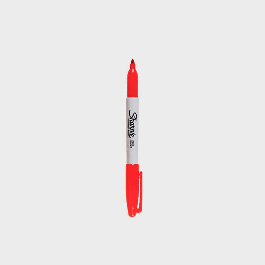 Marker Metallic Permanent Feine Spitze Rot Sharpie