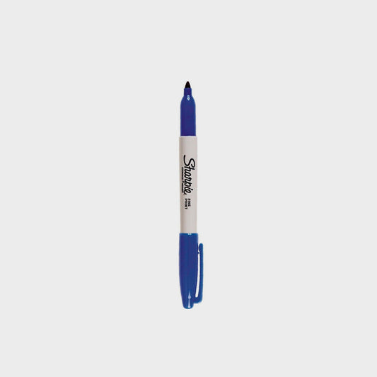 Marker Metallic Permanent Feine Spitze Blau Sharpie