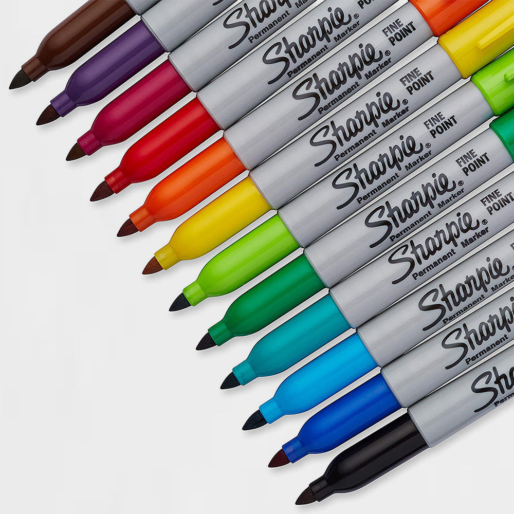 12er-Set Permanentmarker Verschiedene Farben Sharpie (1)