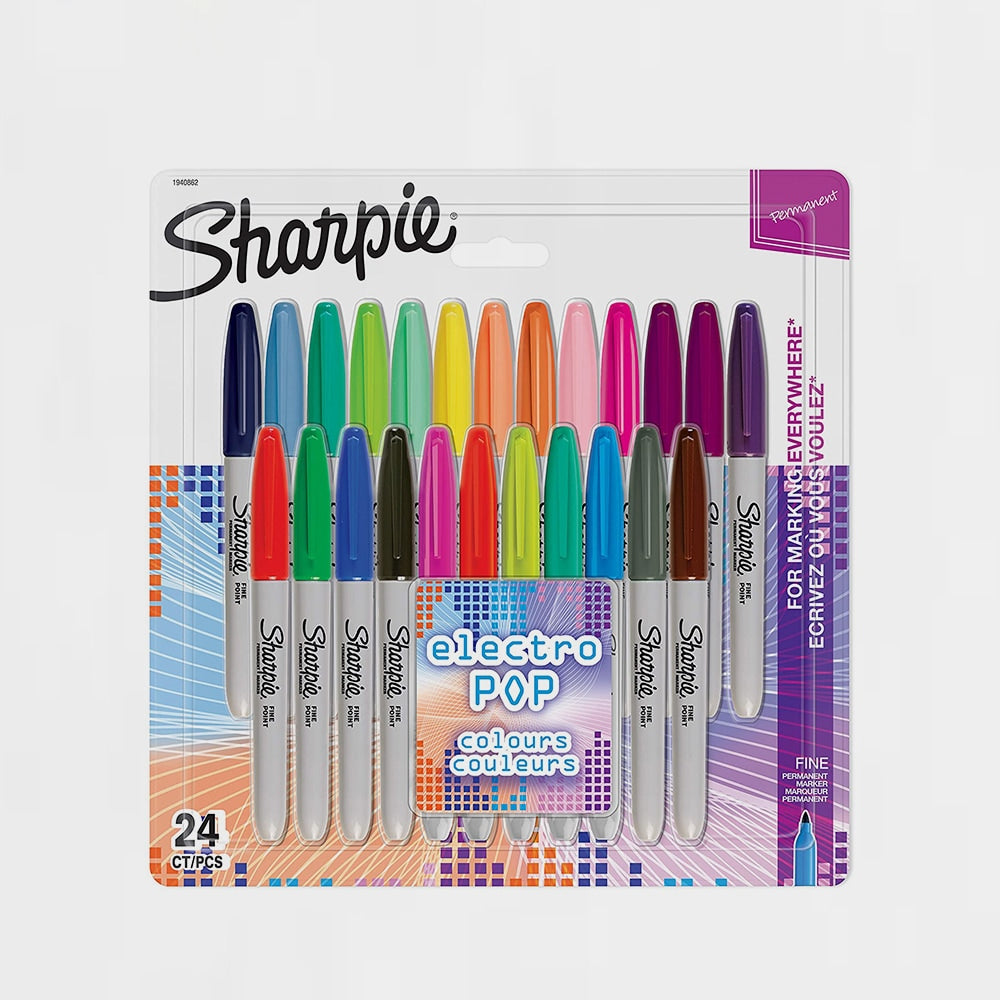 24er-Set Permanentmarker Electro Pop Sharpie (2)