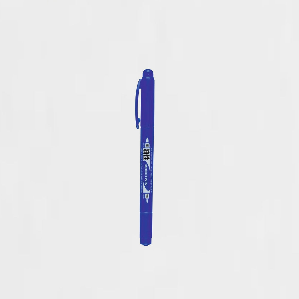 Permanentmarker Blau Zwei Spitzen Mono Twin Tombow (1)