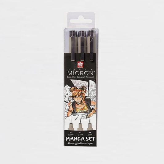 3er-Set Marker Manga Pigma Micron Sakura