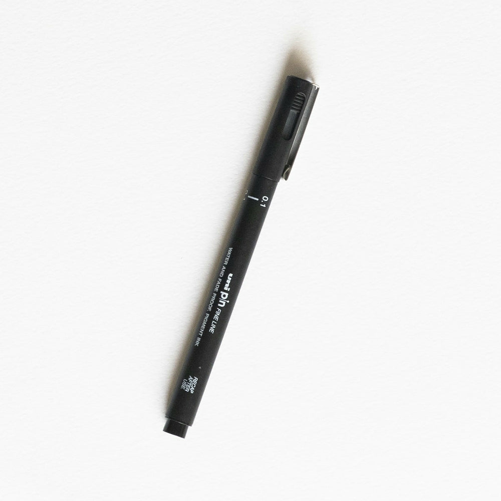 Marker Kalibriert 0,1 Schwarz Uni Pin (1)