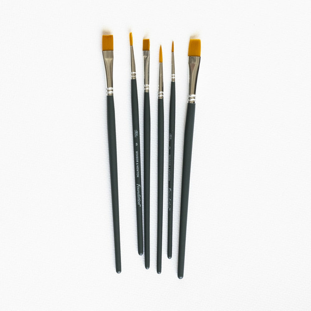Set 6 Synthetikpinsel Aquarell Winsor & Newton