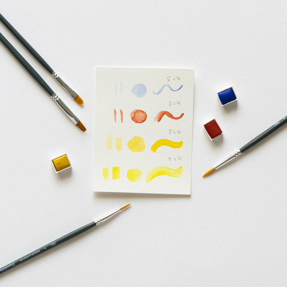 Set 4 Synthetikpinsel Winsor & Newton (2)