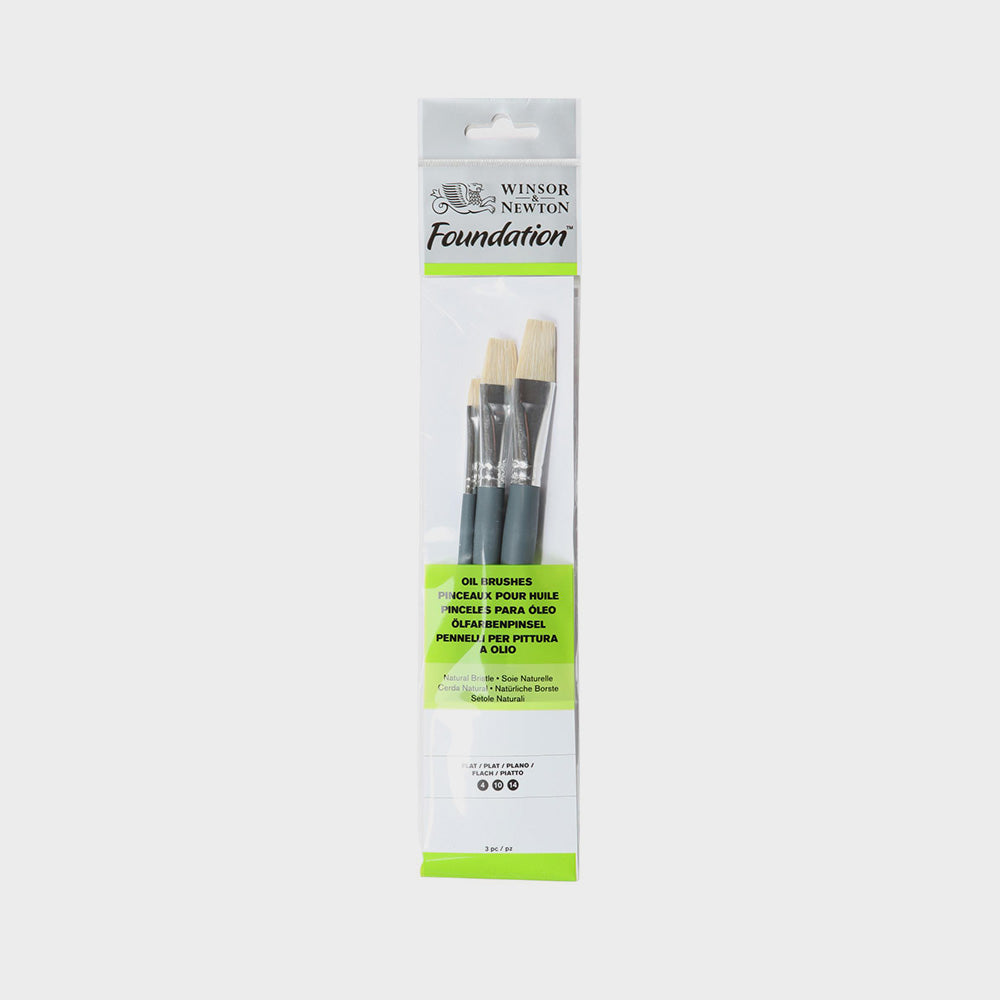 3er-Set Ölpinsel Kurzer Stiel Winsor & Newton