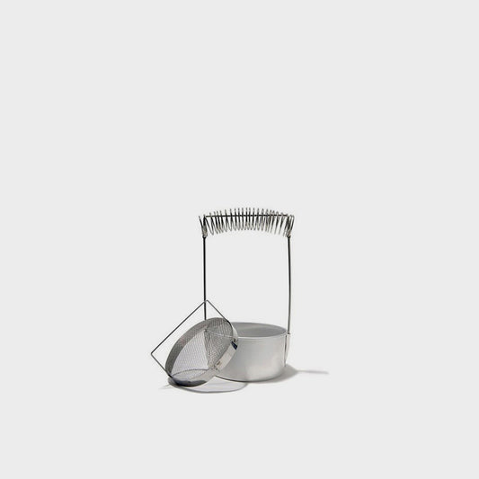 Pinselwascher Aluminium 18 cm.