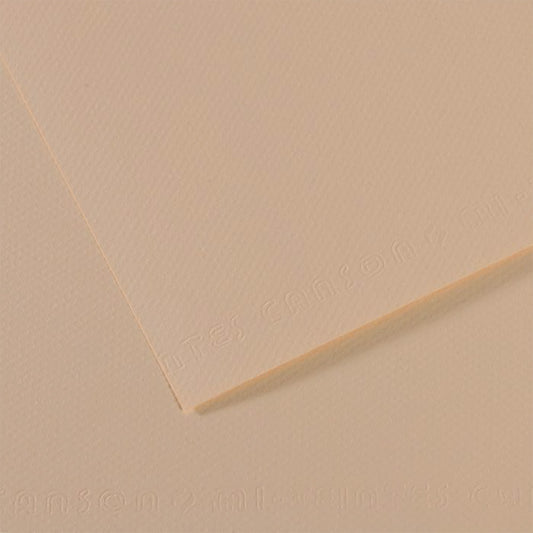 Zeichenpapier 112 Pastellbeige Mi-Teintes 160 g. 50 X 65 Canson