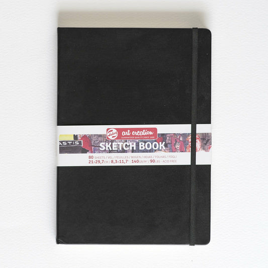 Block Sketch Book Schwarz 21 X 29,7 Cm Art Creation