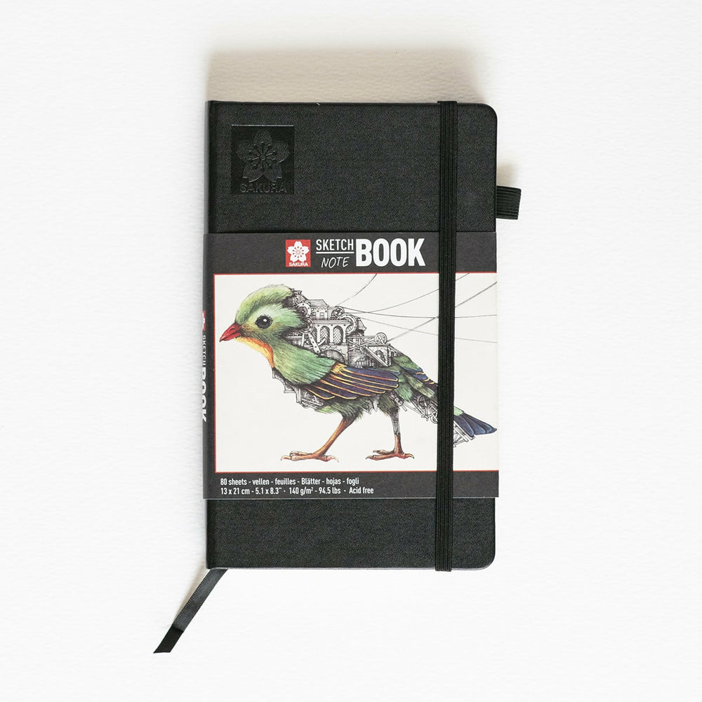 Block Sketchbook Schwarz 13x21 Sakura (1)
